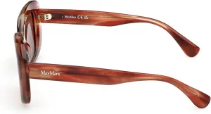 MaxMara MM0170 68E оранжевый/рог 53/19/140 Солнцезащитные очки ЖЕНЩИНЫ, Orange/Horn / Orange/Horn/
