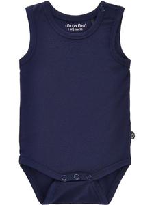 Minymo Детский боди с короткими рукавами, синий