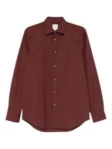 Рубашка с полосками на манжетах Paul Smith, красный