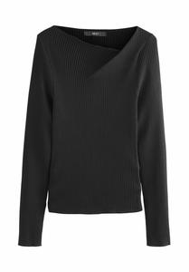 Джемпер Next REGULAR FIT ASYMMETRIC NECKLINE, Black