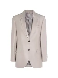 Льняная куртка с длинными рукавами Brunello Cucinelli, бежевый