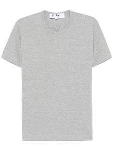 Comme Des Garçons Play футболка с нашивкой, серый