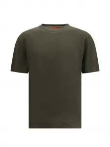 Вязаная футболка прямого кроя Cruna, зеленый