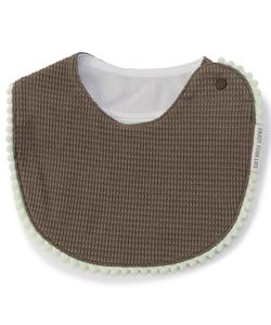 Разноцветный вафельный слюнявчик