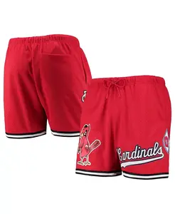 Мужские шорты из сетки St. Louis Cardinals красного цвета Pro Standard
