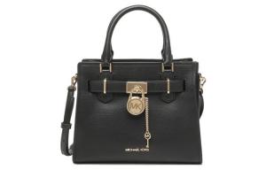 Новая кожаная сумка Hamilton через плечо, кроссбоди, повседневная женская черная MICHAEL KORS