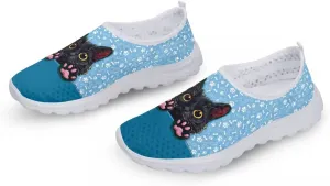 Coloranimal легкие летние пляжные водные балетки женские слипоны кроссовки US5-12, черный