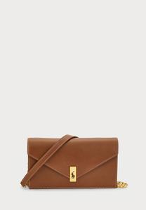 Кошелек Polo Ralph Lauren Polo ID Leather Chain Wallet and Bag, Cuoio/Brown