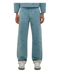 Джинсы из вощеной ткани | лазурно-зеленый FlãNeur, синий