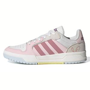 Adidas Neo Летние милые розовые и очаровательные нескользящие низкие кроссовки для скейтбординга Entrap, белые, унисекс