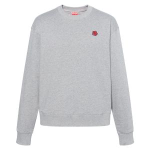 Боке цветок вышитый свитшот KENZO, серый