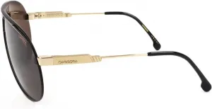 Солнцезащитные очки Carrera SUPERCHAMPION Black Gold/Light Brown 99/1/135 унисекс, Black/Gold