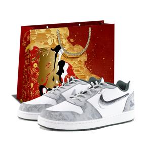 EBERNON Абразивостойкие нескользящие скейтборд-кроссовки мужские Nike, светло-серый (box)