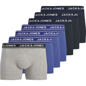 Боксеры Jack & Jones Danny Solid Trunks, 7 штук, мультиколор