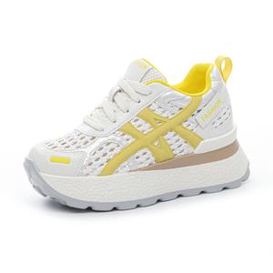 Низкие массивные кроссовки женские POOQ, желтый