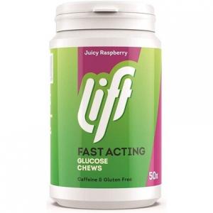 Большие флаконы GlucoTabs, по 50 жевательных энергетических таблеток глюкозы, малина