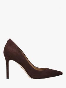 Туфли-лодочки на шпильке из кожи цвета hazel Sam Edelman, Cafe Noir