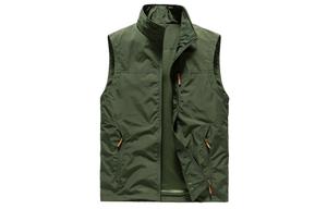 Жилет Unisex Stand Collar Moderate Workwear VanCamel, army зеленый