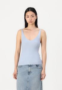 Свитер VIWENNIE V-NECK VILA, светло-голубой