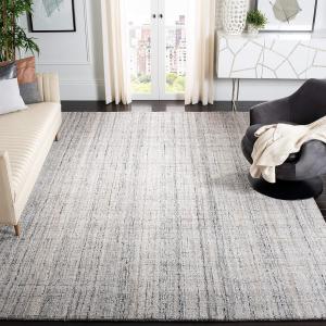 SAFAVIEH Abstract Collection ковер 336 x 458 см большого размера - , Camel & Black, ручной работы из шерсти и вискозы, идеален для помещений с высокой проходимостью в гостиной, спальне (ABT141C)