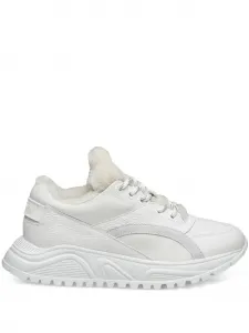 Кроссовки с меховыми вставками Bogner, белый