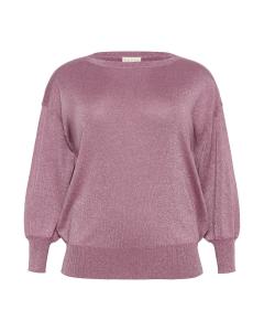 KAFFE CURVE Свитер 'KCregitta' в приглушенно-розовом цвете