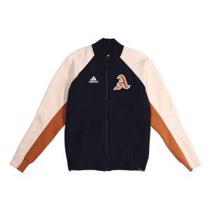 Куртка adidas Athleisure Casual Sports Woven baseball uniform Jacket Navy Blue, синий