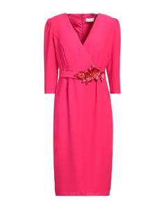 Платье миди Sñ Sonia Peña, фуксия