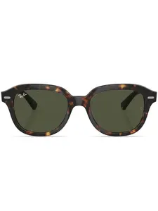 Солнцезащитные очки Erik в круглой оправе Ray-Ban, зеленый