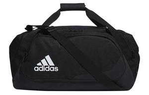 Adidas Полиэстеровая спортивная сумка через плечо кроссбоди большая унисекс черная