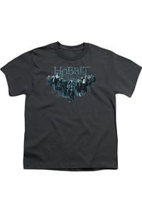 Футболка с коротким рукавом для детей "The Hobbit: Торин и Компания" Gildan, Charcoal