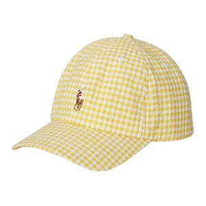 Polo Ralph Lauren Детская хлопковая бейсболка желтая, Yellow