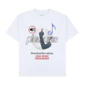 Футболка Pleasures Loud Music T-Shirt, White