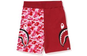 Спортивные шорты BAPE ABC Camo Side Shark A Bathing Ape, синий