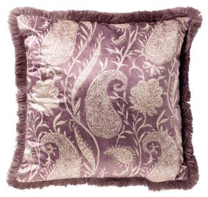 Декоративная подушка Dutch Decor Ravie, фиолетовый - текстурная ткань - 45 x 45 x 15 см