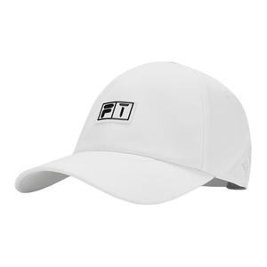 FILA Хлопковая полиэстеровая бейсболка мужская белая, White
