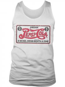Футболка Vintage Sign Tank Top Pepsi Co, белый