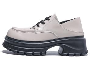 Junjali Женские лоферы черно-бежевые бежевые без подкладки, цвет Beige Unlined