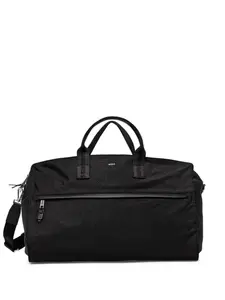 Дорожная сумка с логотипом на молнии Boss, черный
