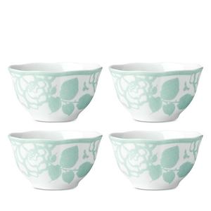Миски для риса Lenox Butterfly Meadow Cottage, набор из 4 шт, зеленый