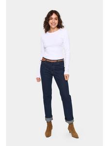 Блузка с длинными рукавами AsterSZ Slim fit в цвете Bright White SAINT TROPEZ