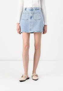 Мини-юбка PCSKY MINI SKIRT Pieces, деним