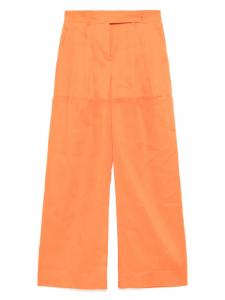 Юбка макси из хлопка Alberta Ferretti, оранжевый