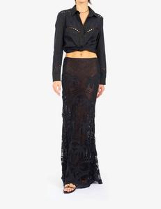 Топ-рубашка бывшего бойфренда Bohemian Palm, черный Le Superbe, черный