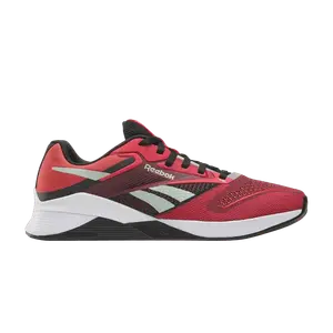 Кроссовки Reebok Justin Fields x Nano X4 Red Grey White, красный