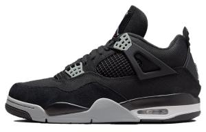 Кроссовки Jordan 4 Retro SE, черные парусиновые