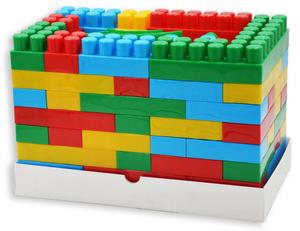 Строительные Блоки Маленький Дом Maxi Premium 133 Элемента. /1 Inna marka