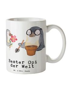 Кофейная кружка с пингвином Лучший дедушка на свете с белой надписью Mr. & Mrs. Panda