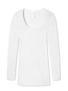 SCHIESSER Майка 'Luxury' в белом цвете