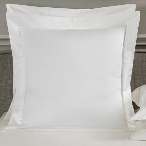 Декоративная наволочка Frette Ultimate Euro из хлопка, 65х65, белый